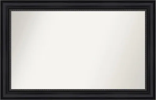 Vista 91 de Amanti Art Espejo personalizado, espejo de baño negro Astor, espejo de pared o espejo de tocador de baño sobre el fregadero (25 x 25 pulgadas)