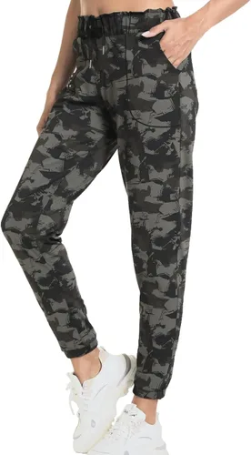 Vista 170 de Kcutteyg - Pantalones deportivos con bolsillos para mujer, diseño suave, ligero y de secado rápido, para entrenamiento, gimnasia, yoga y correr