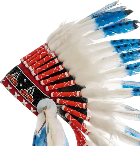 Vista 12 de Novum Crafts Tocado de plumas Inspirado en indios nativos americanos Elige
