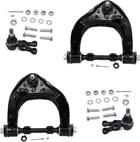 Vista 165 de Detroit Axle - 4 piezas de brazos de control traseros para Ford C-Max, Focus, Mazda 3 5, Volvo C30, C70, S40, V50, 4 brazos de control superiores e