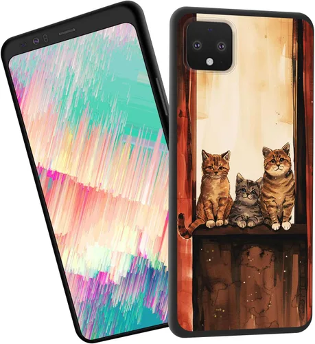 Vista 124 de for Google Pixel 4 XL Case,Slim Shockproof TPU Soft Rubber Silicone Cover Phone Case for Google Pixel 4 XL,Blue Skull Headphone