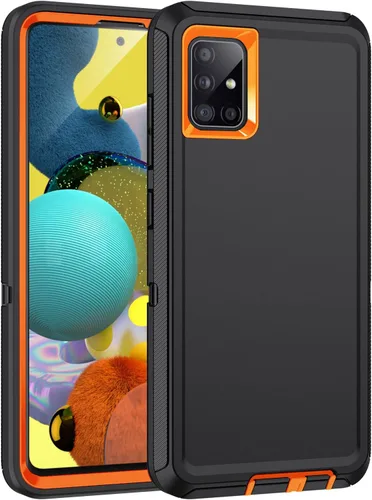 Vista 13 de Funda para Galaxy A51 5G, [sin protector de pantalla] a prueba de golpes, a prueba de caídas, a prueba de polvo, protección de 3 capas, resistente