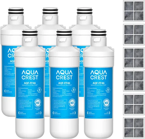 Vista 14 de AQUA CREST LT1000PC ADQ747935 MDJ64844601 Filtro de agua para refrigerador certificado NSF, reemplazo para LG® LT1000P®, LT1000PCS, ADQ74793501