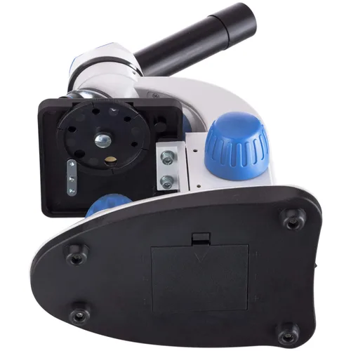Vista 3 de IQCrew by AmScope M50C-B14-WM-E1 40X-1000X Microscopio de iluminación dual (azul) con ocular digital de 1.3MP, kit de preparación deslizante y libro