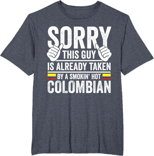 Vista 29 de Camiseta divertida de Colombia Heritage para hombre