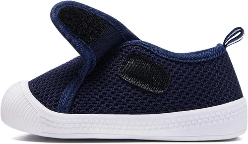 Vista 4 de BMCiTYBM Zapatos de bebé para niños y niñas, zapatos para caminar para niños pequeños, zapatos ligeros antideslizantes para 6, 9, 12, 18, 24 meses