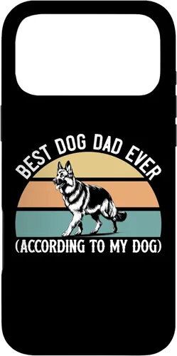 Vista 22 de German Shepherd Best Dog Dad Ever According to My Dog, GSD Case for iPhone XR