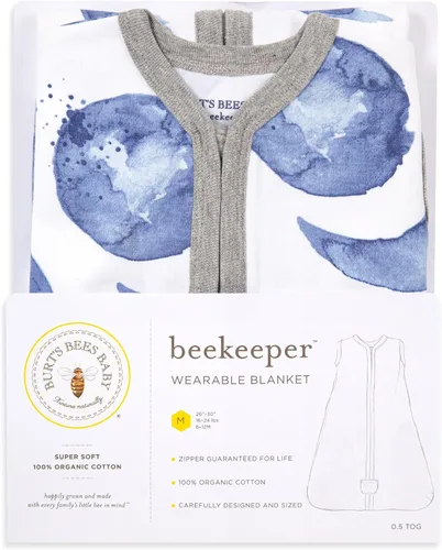 Vista 7 de Burt's Bees Beekeeper - Manta unisex para bebé, de algodón 100% orgánico para usar