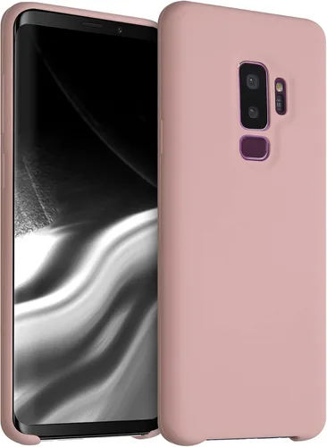 Vista 193 de kwmobile Funda compatible con Samsung Galaxy S9 - Funda de silicona TPU con acabado suave - Blue Reef