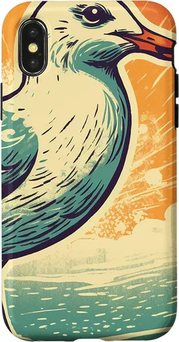 Vista 5 de iPhone 16 Retro Seagull Case