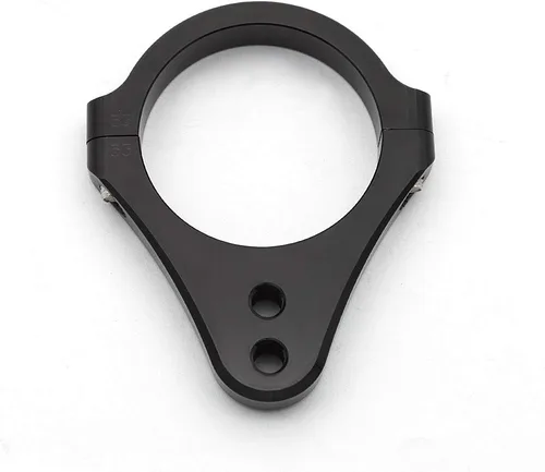Vista 5 de 31mm de diámetro abrazadera de montaje de horquilla universal de amortiguador de dirección de aluminio para motocicleta (Negro)