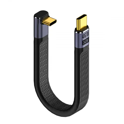 Vista 10 de CY USB 3.1 tipo C macho host a USB3.0 tipo AF OTG Flat Slim FPC cable de datos 5.1 in para teléfono portátil