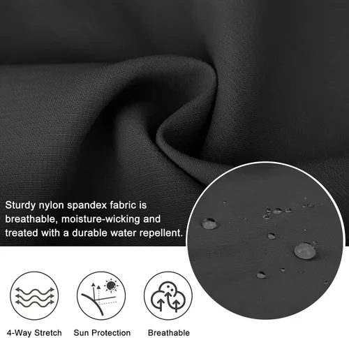 Vista 6 de Pantalones tipo cargo enrollables para mujer impermeables ligeros de secado rápido bonitos bolsillos