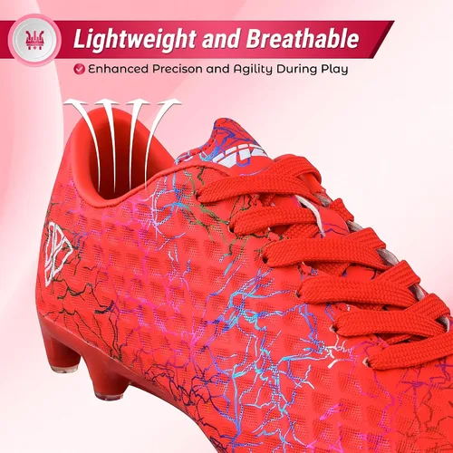 Vista 8 de Vizari Zodiac Firm Ground Soccer Cleats Boys Girls Lightweight Youth Football Shoes Durable Molded TPU Outsole Superior Traction on Grass & Turf
