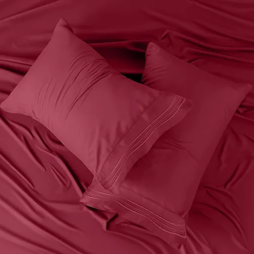 Vista 15 de LUX Décor - Juego de sábanas Twin de microfibra ultrasuave de 3 piezas con sábana encimera, sábana bajera de 16 pulgadas de profundidad y funda