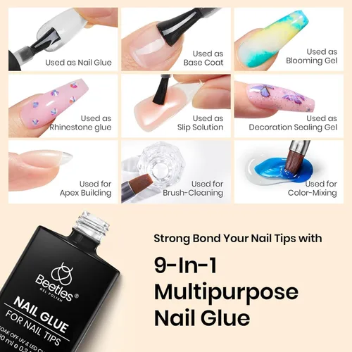 Vista 3 de Beetles - Kit de deshidratador de uñas de gel 9 en 1 para uñas acrílicas