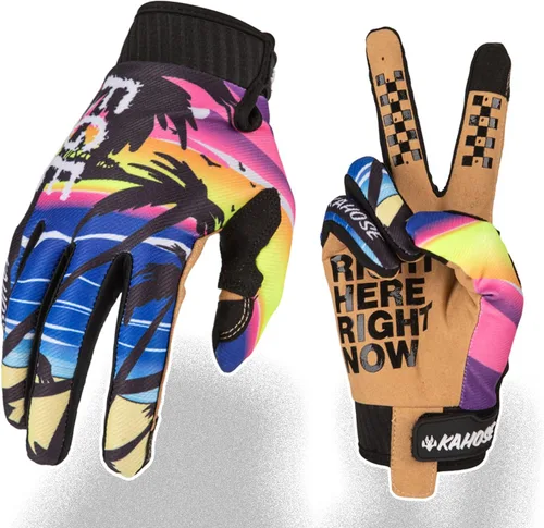 Vista 10 de Guantes de motocicleta con diseño esqueleto para hombres y mujeres, guante transpirable para ciclismo, guante todoterreno para ATV MTB Motocross