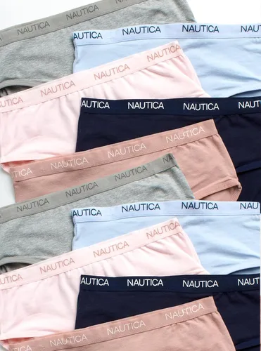 Vista 2 de Nautica Ropa interior para niña - Calzoncillos de algodón elástico (paquete de 10)