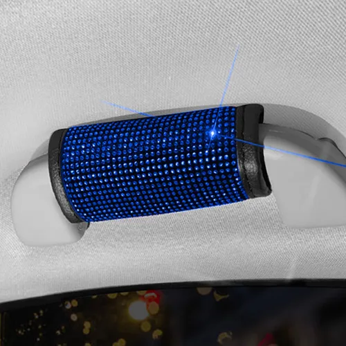 Vista 11 de Paquete de 2 fundas brillantes para manija de puerta de seguridad para automóviles, con cristales brillantes, almohadillas protectoras para manija
