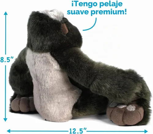 Vista 3 de TigerHart Geraldo The Gorilla - Mono de peluche de 14 pulgadas (con brazos colgantes extendidos)