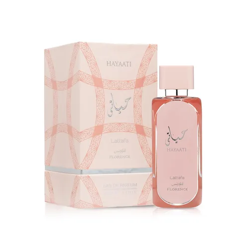 Vista 3 de Lattafa Hayaati Florence - Eau de Parfum en espray para mujer, 3.4 onzas