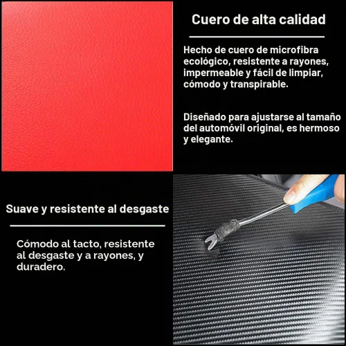 Vista 4 de Protector de funda para reposabrazos de automóvil, almohadilla de cuero para consola central para Nissan Rogue 2014-2020, protector de caja