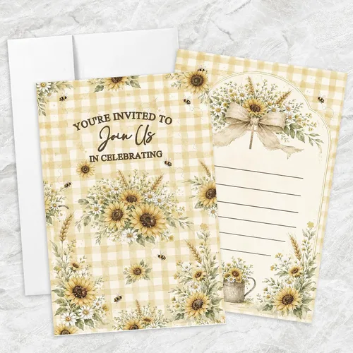 Vista 21 de AEHIE 20 juegos de invitaciones de bautizo con forma de fiesta de bautizo para baby shower, con sobres, tarjetas de invitaciones con cruz dorada