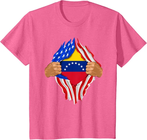 Vista 16 de Camiseta Venezuelan Blood Inside Me Regalo de la bandera de Venezuela, Blanco