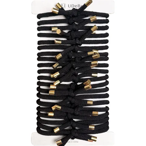 Vista 4 de Paquete de 20 pulseras elásticas con nudo antideslizantes para el cabello