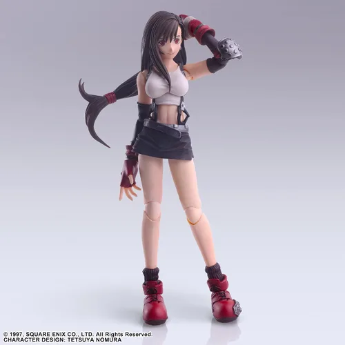 Vista 2 de Square Enix Final Fantasy VII: Tifa Lockhart Bring Arts Figura de acción de 5.35 pulgadas