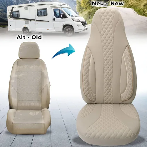 Vista 3 de BREMER SITZBEZÜGE Fundas de asiento de autocaravana para Knaus Van Wave (WPL405)