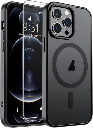 Vista 252 de SUPFINE Funda magnética para iPhone SE 2022 (3ª)/2020 (2ª), iPhone 8 (compatible con MagSafe) (protección contra caídas de grado militar), funda