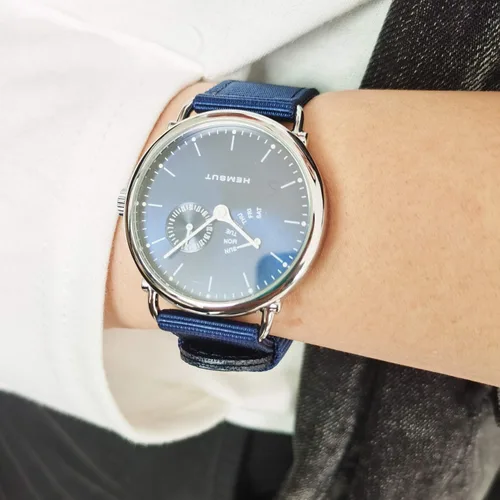 Vista 4 de Correa de reloj de liberación rápida de 0.866 in para Samsung Galaxy Watch 655 Pro43Gear S3S2Active 2, correa de nailon para reloj inteligente