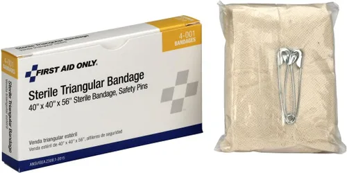 Vista 2 de First Aid Only 4-001 Vendaje triangular estéril grande, 40 x 56 in, 1 por caja
