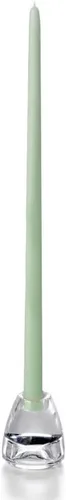 Vista 104 de Yummi - Velas cónicas gris claro de 10 pulgadas. 12 por paquete
