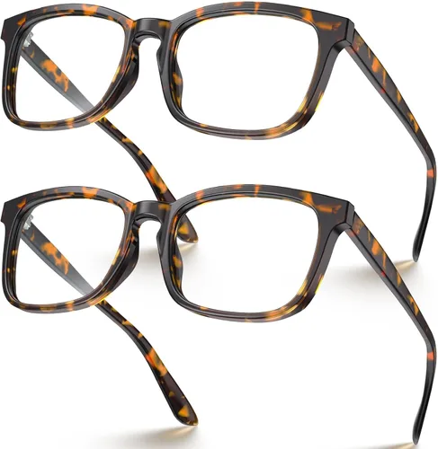 Vista 9 de VISOONE - Lentes cuadrados con bloqueo de luz azul y antireflejante para computadora, videojuegos; para mujeres y hombres MONTANA