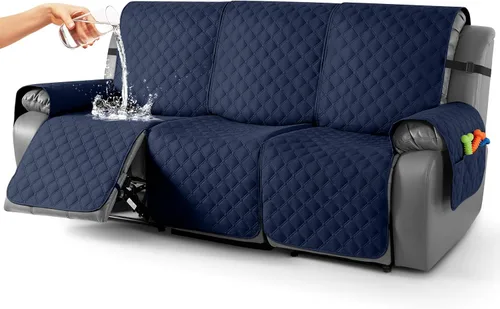 Vista 49 de TAOCOCO Fundas reclinables 100% impermeables, con correas para las piernas, funda de sofá reclinable reversible para silla reclinable, protector