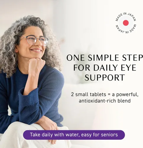 Vista 4 de Umeken Suplemento dietético Eye Clear, extracto de arándano, luteína, zeaxantina, ginkgo, suplementos para la visión para adultos, vitaminas