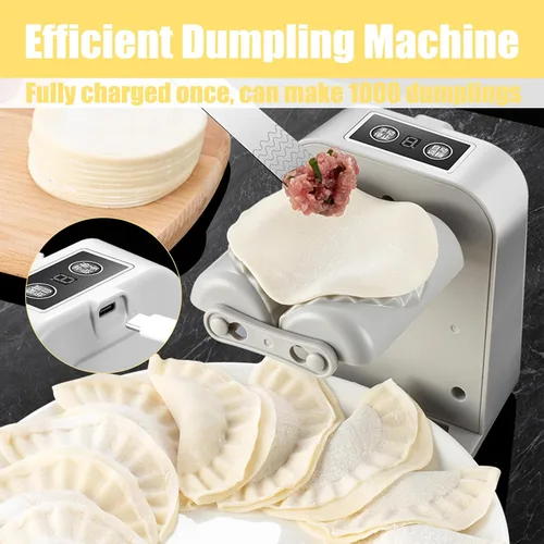 Vista 3 de Máquina automática para hacer albóndigas, máquina eléctrica de bolas de masa para el hogar, fabricante chino de bolas de masa con cuchara y cepillo