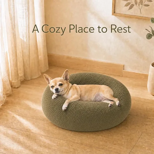 Vista 7 de Cama pequeña para perros extra pequeños para caniche de juguete Chihuahua Pomerania