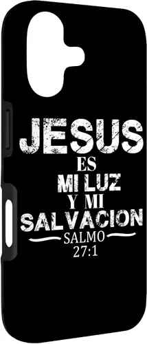 Vista 3 de Salmo Jesus ES Mi Luz Biblia Cristiana - Carcasa para iPhone 17