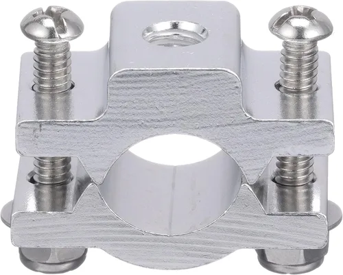Vista 4 de Attwood 5074-3 Sure-Grip Rod Holder Mounting Base — Clamp-On Rail Base, Fits Round Rail Up to 7/8-In. Diameter, Extruded Aluminum