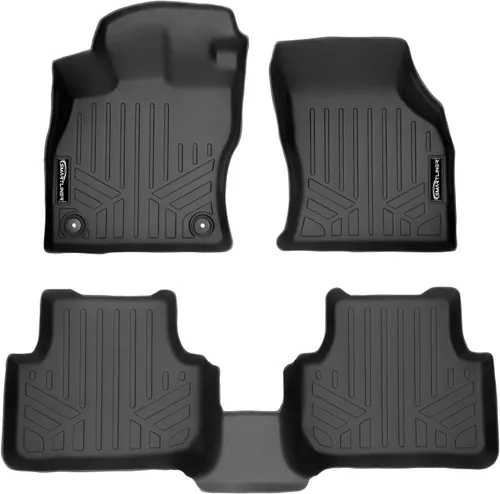 Vista 16 de MAXLINER Alfombrillas de ajuste personalizado para la primera fila Compatible con Volkswagen Arteon 2019-2024