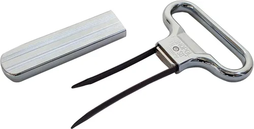 Vista 8 de Monopol Westmark Germany Sacacorcho de acero satinado, con dos puntas y cubierta, plateado satinado
