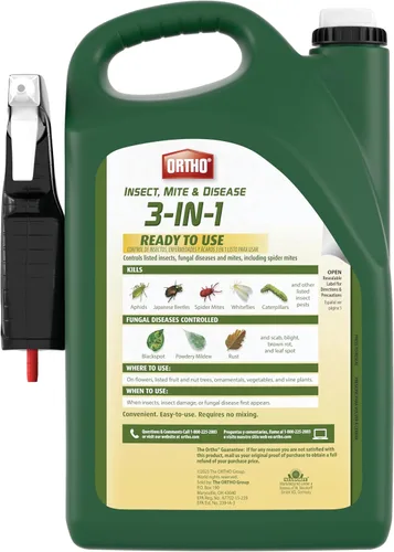 Vista 2 de Ortho Insecticida Ácaros y Enfermedades 3 en 1 Listo para Usar 1 gal.