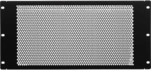 Vista 4 de Navepoint Espaciador de panel de montaje en rack en blanco de 1U con ventilación para gabinete de rack de red de servidores de 19 pulgadas