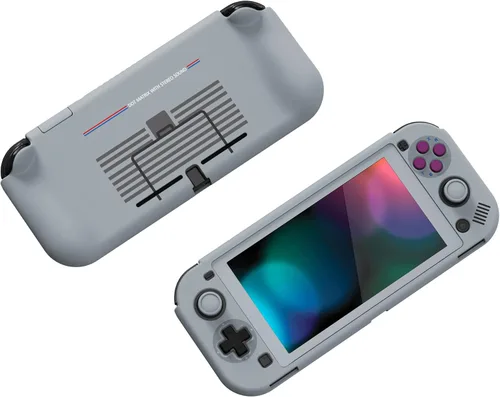 Vista 5 de PlayVital Carcasa rígida con agarre ergonómico para Nintendo Switch Lite
