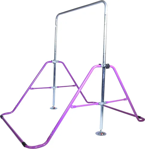 Vista 2 de Barra de gimnasia para entrenamiento en casa para niños, barra de kip horizontal expandible plegable, equipo de gimnasio en casa para niños y niñas