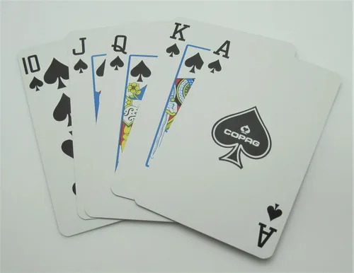 Vista 5 de Copag Juego de 2 mazos auténticos repartidos en WSOP usados de plástico naipes Bridge Standard Index