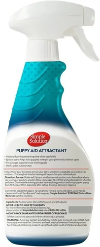 Vista 2 de Simple Solution Spray de entrenamiento Puppy Aid, 16 onzas